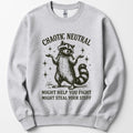 Chaotic Neutral Raccoon Sweatshirt