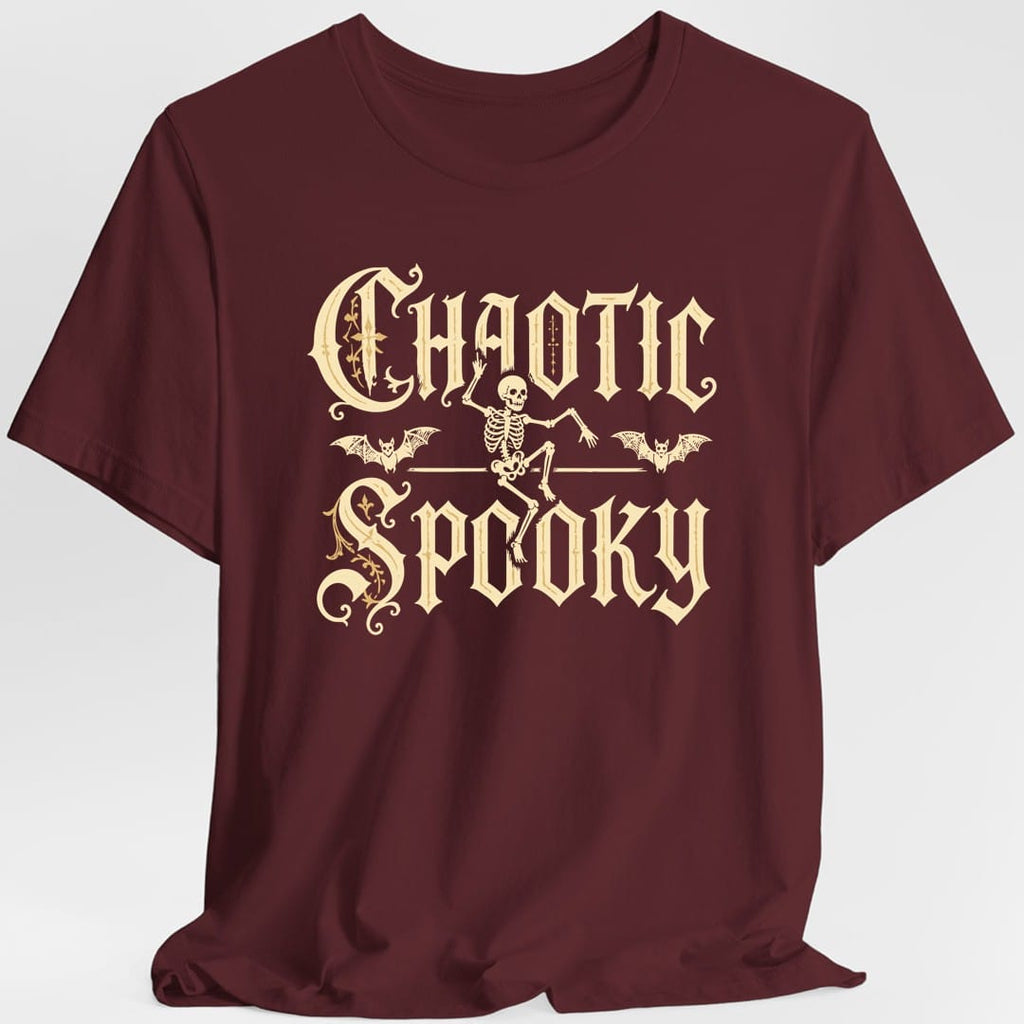 Chaotic Spooky Skeleton T-Shirt