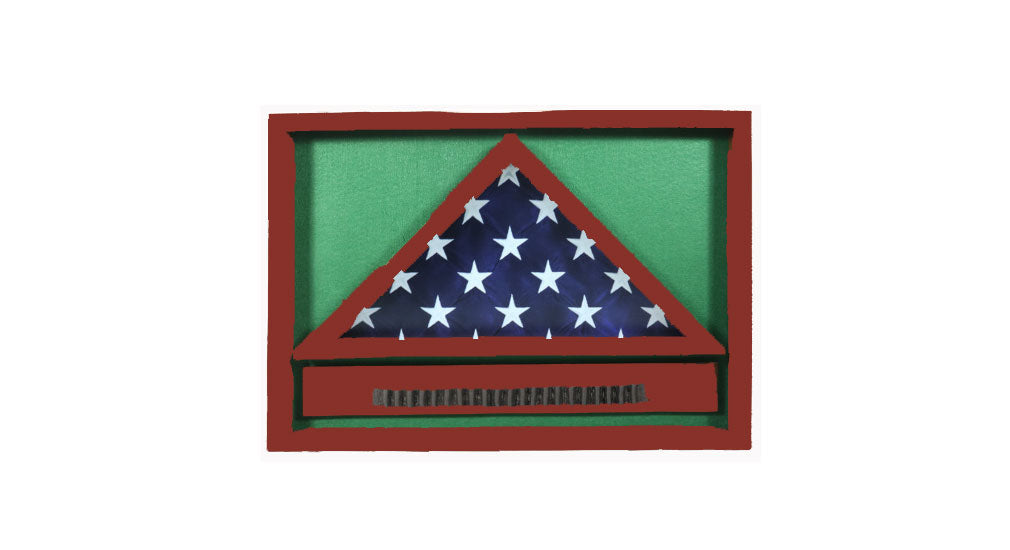 Police/Fire Retirement shadow box