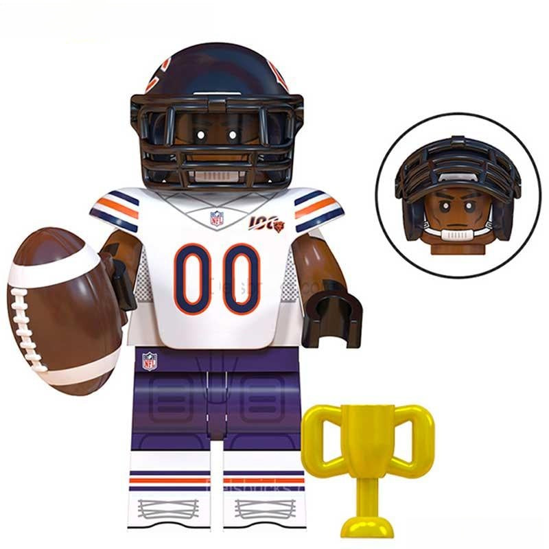 Chicago Bears NFL Football Teams Minifigure Toy