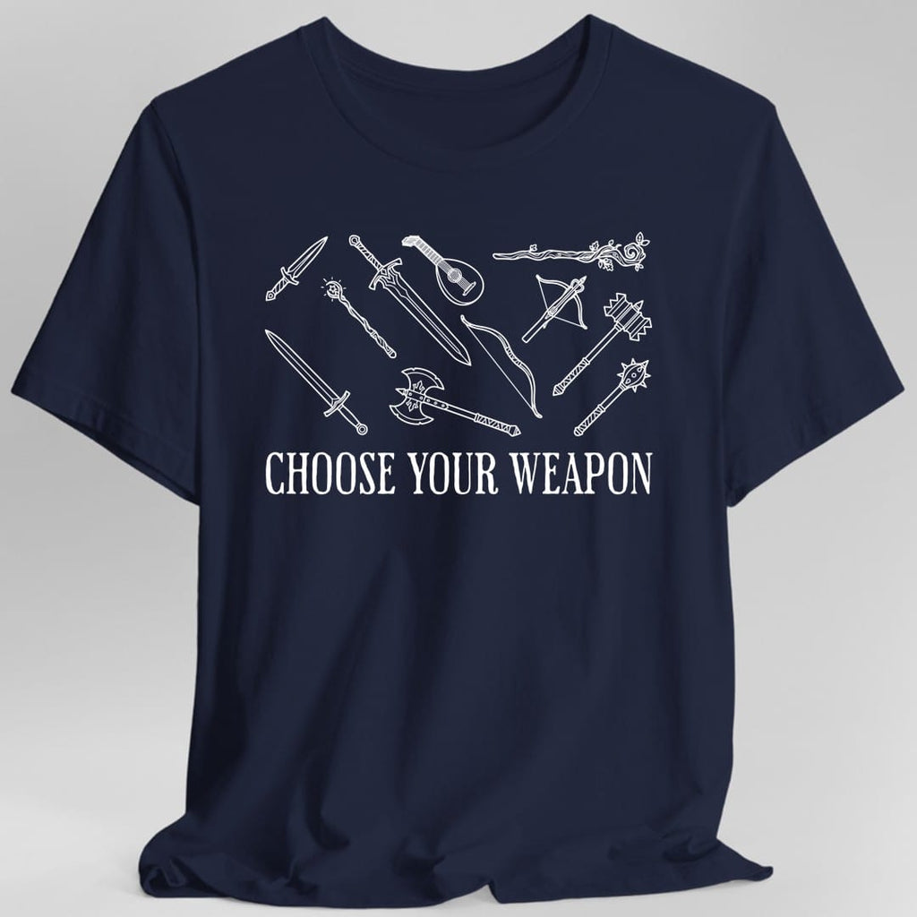 Choose Your Weapon D&D T-Shirt