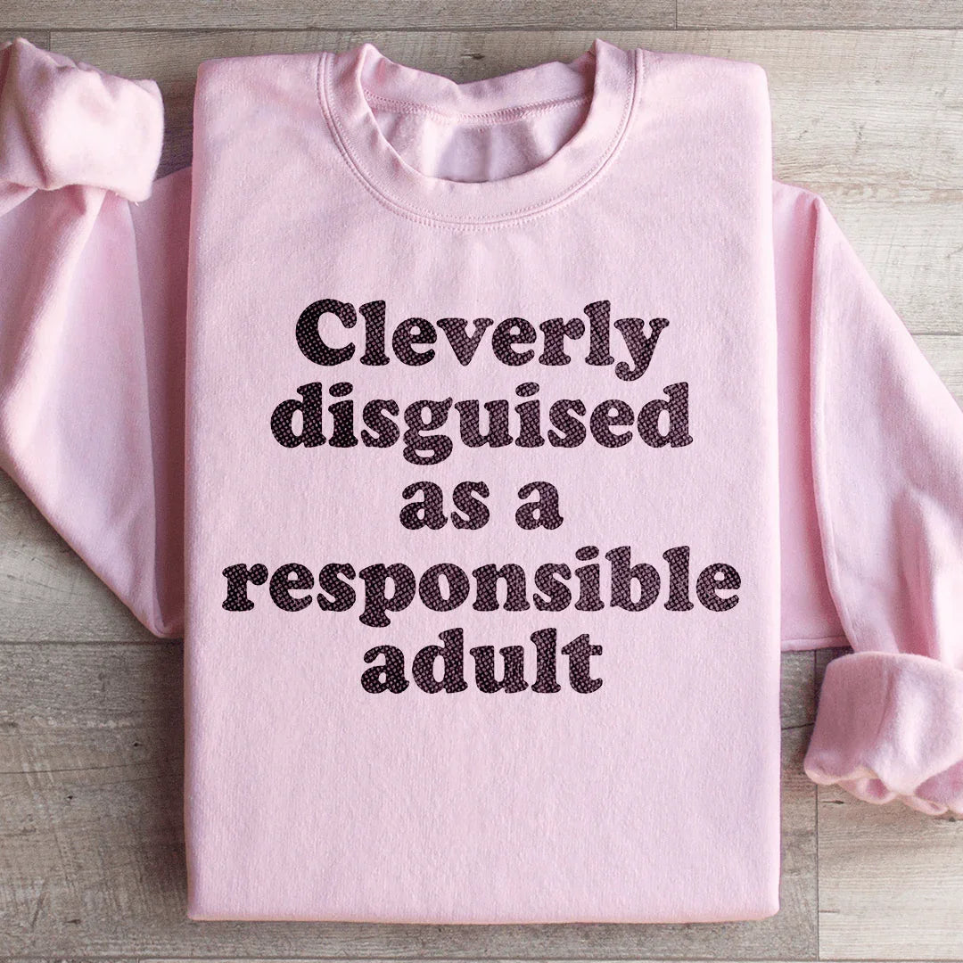 Clearly Disguised As A Responsible Adult Sweatshirt