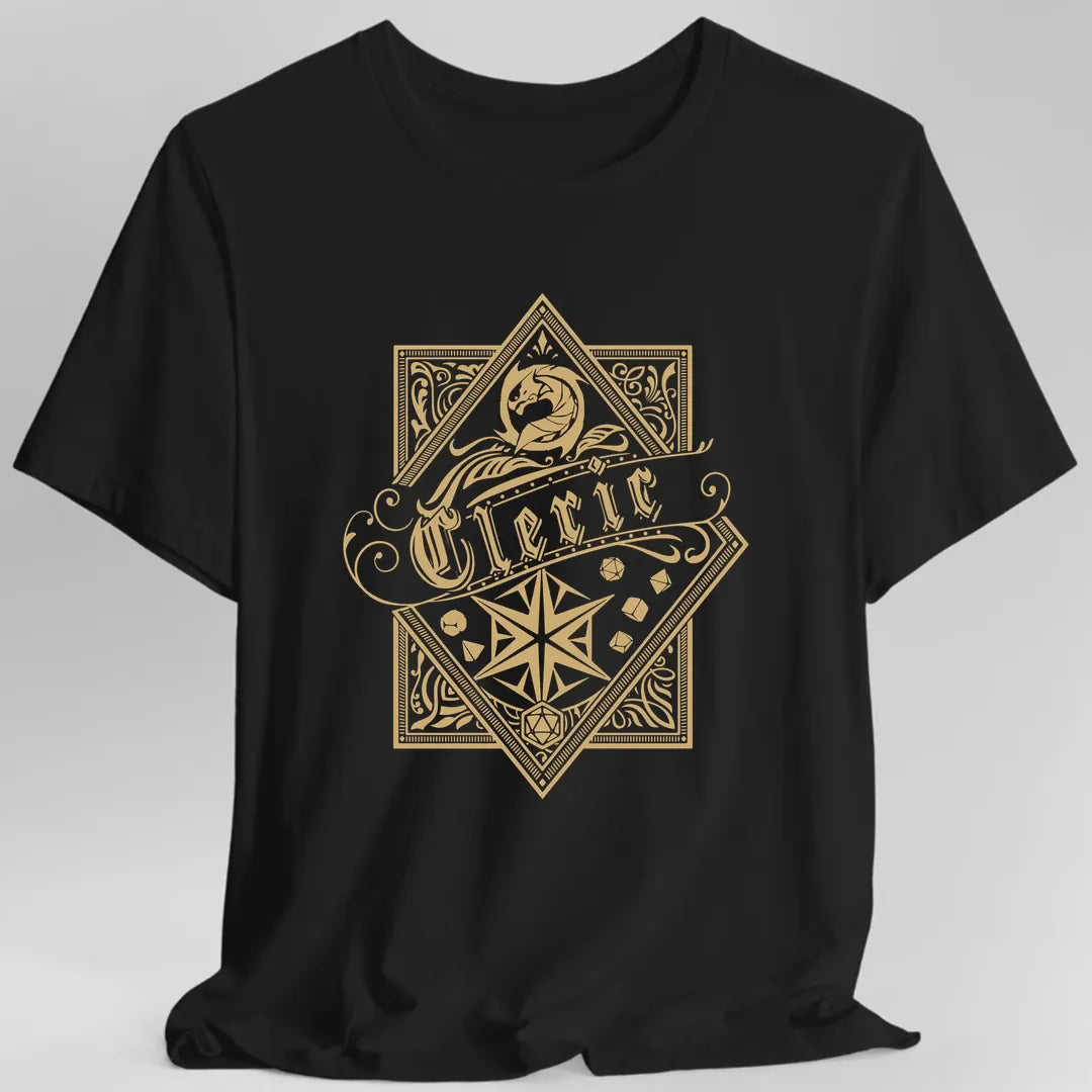 Cleric D&D Class Emblem T-shirt