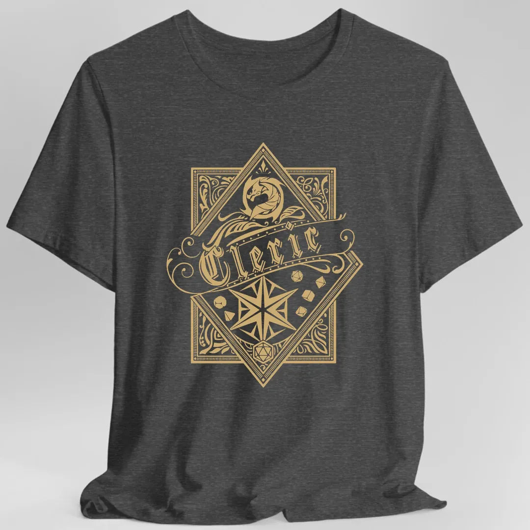 Cleric D&D Class Emblem T-shirt