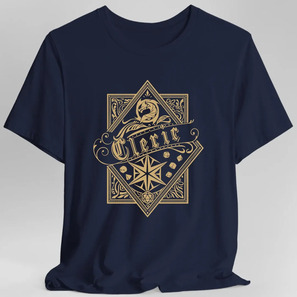 Cleric D&D Class Emblem T-shirt