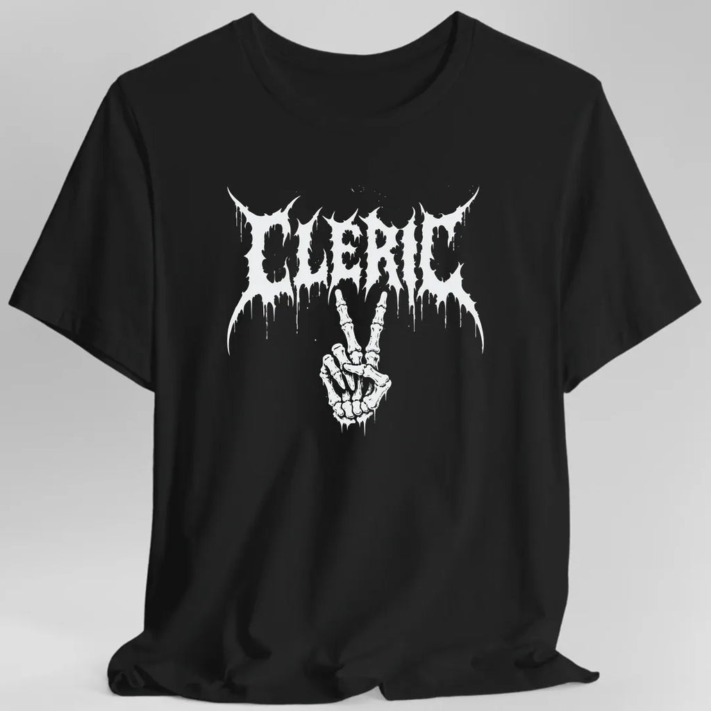 Cleric Healer Heavy Metal T-Shirt