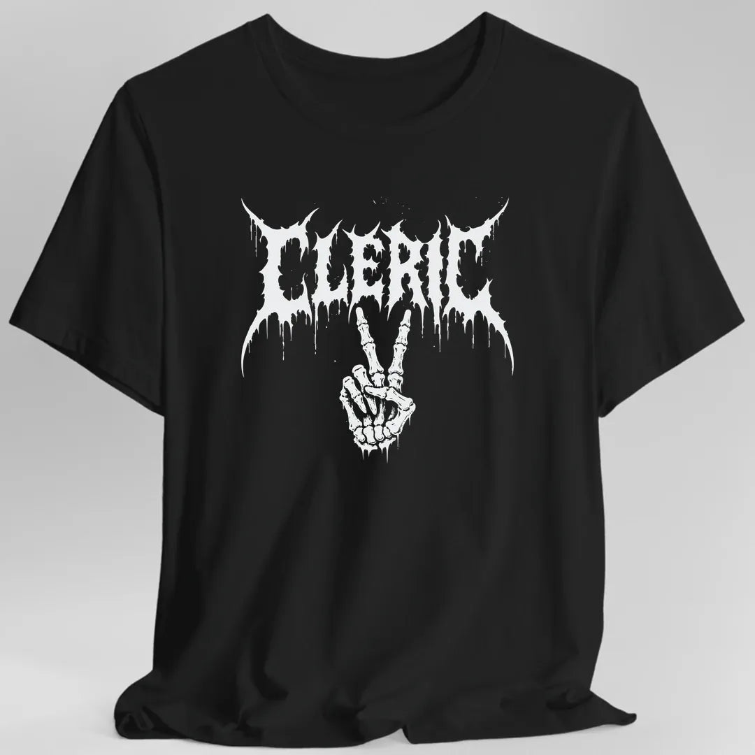Cleric Healer Heavy Metal T-Shirt