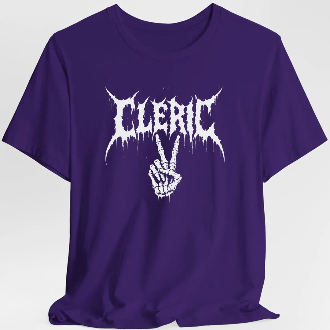 Cleric Healer Heavy Metal T-Shirt