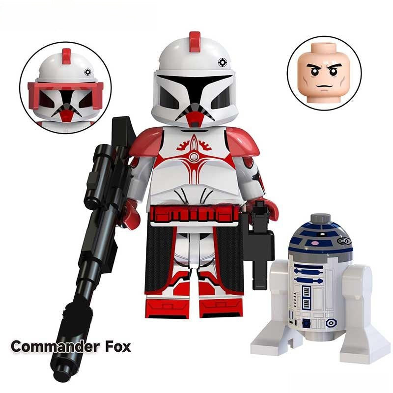 Commander Fox & Droid Lego Star wars Minifigures Custom Toys 4