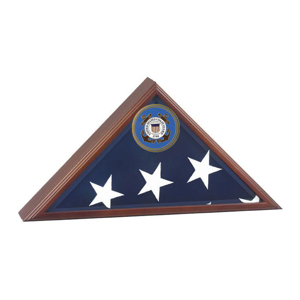 Extra Large American Burial Flag Case, Extra Large Vice Presidential Flag Case