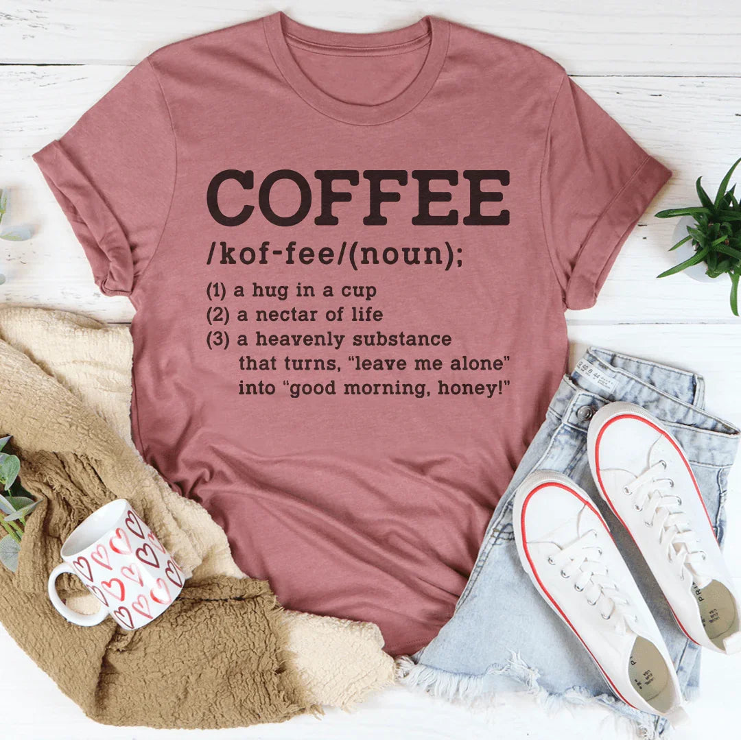 Coffee Definition Tee