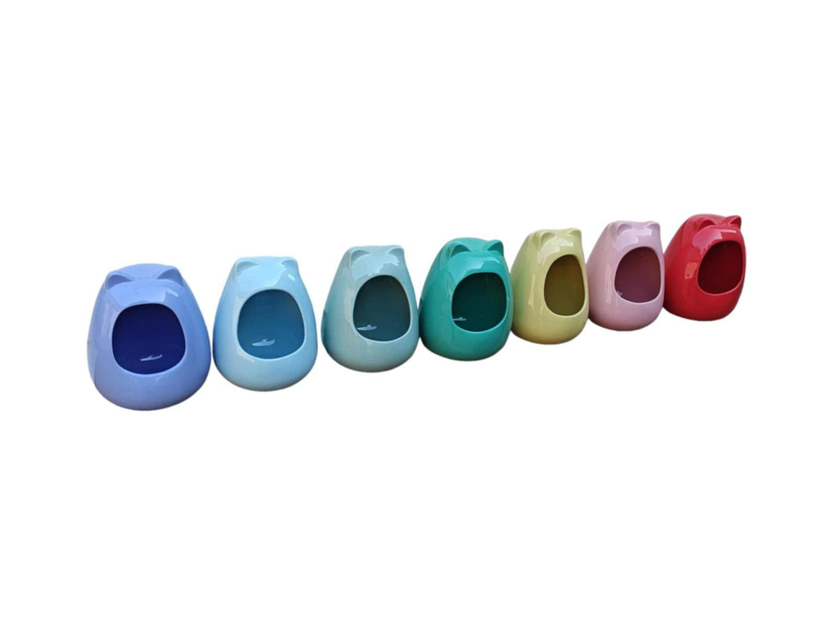 Sky Blue Ceramic Dust House  "Chilly House Original " by PNC - Large