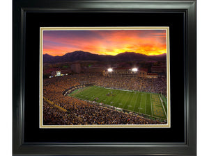 Framed Folsom Field Colorado Buffaloes 11"x14" NCAA Football Photo Professionally Matted