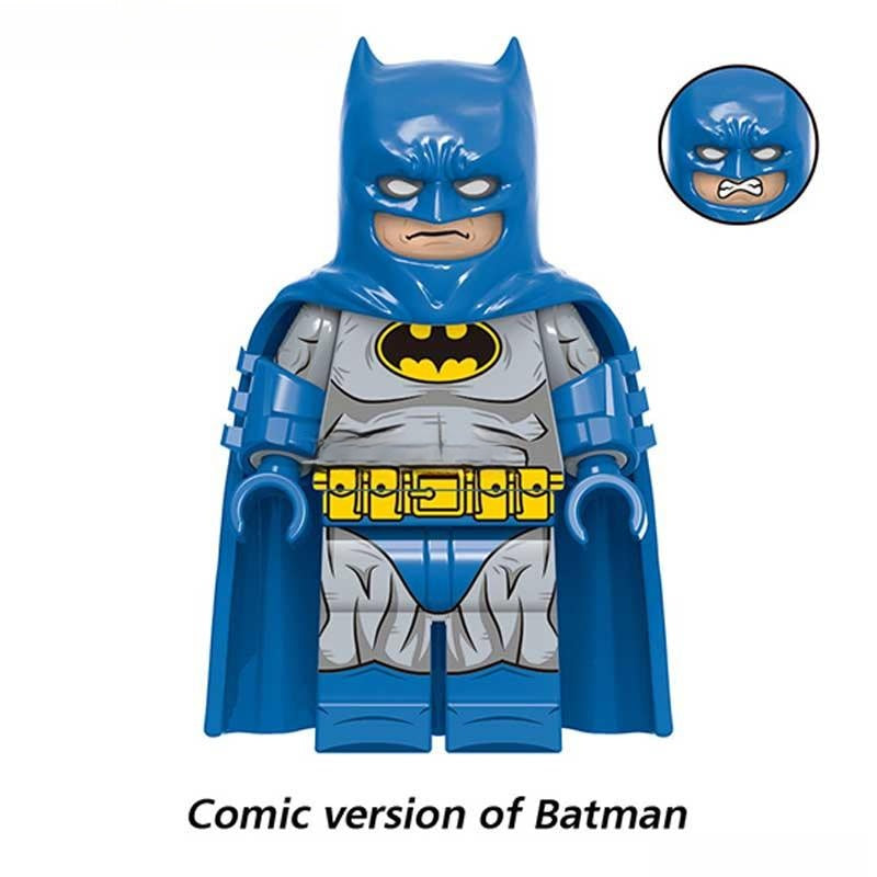 Comic Book Batman Blue/Gray Suit Design Lego Batman Minifigures 8