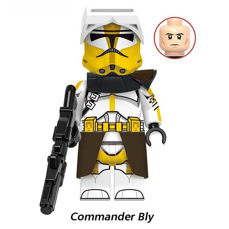 Commander Bly Clone Trooper Lego Star Wars Minifigures Custom Toys Compatible Figure