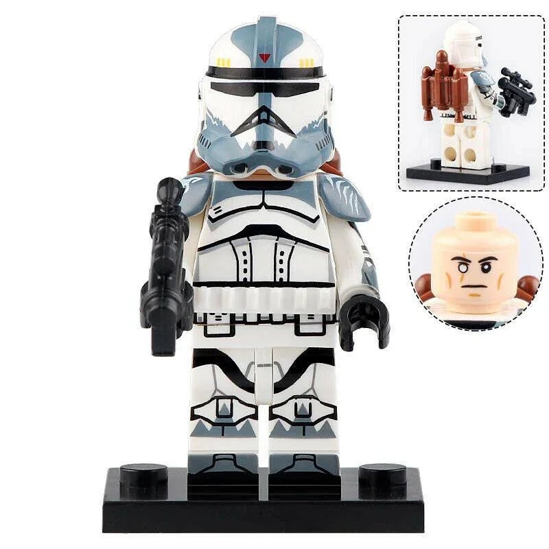 Commander Wolffe Clone trooper Minifigure Toy 3