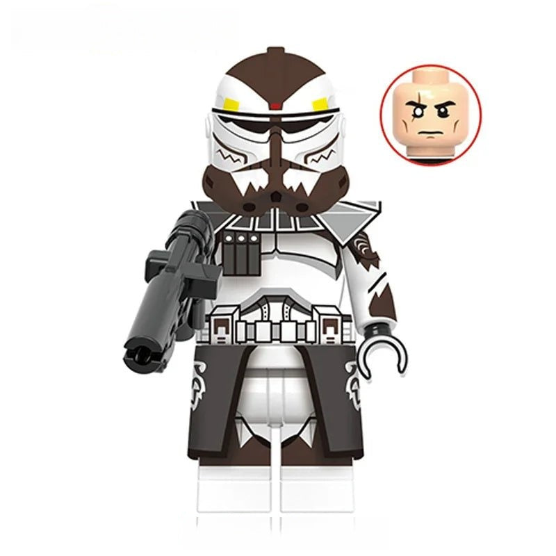 Commander Wolffe Clone trooper Minifigure Toy 2