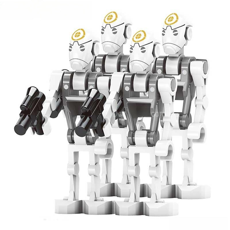 Commando Battle Droids set of 4 Star Wars Minifigure Toy NEW