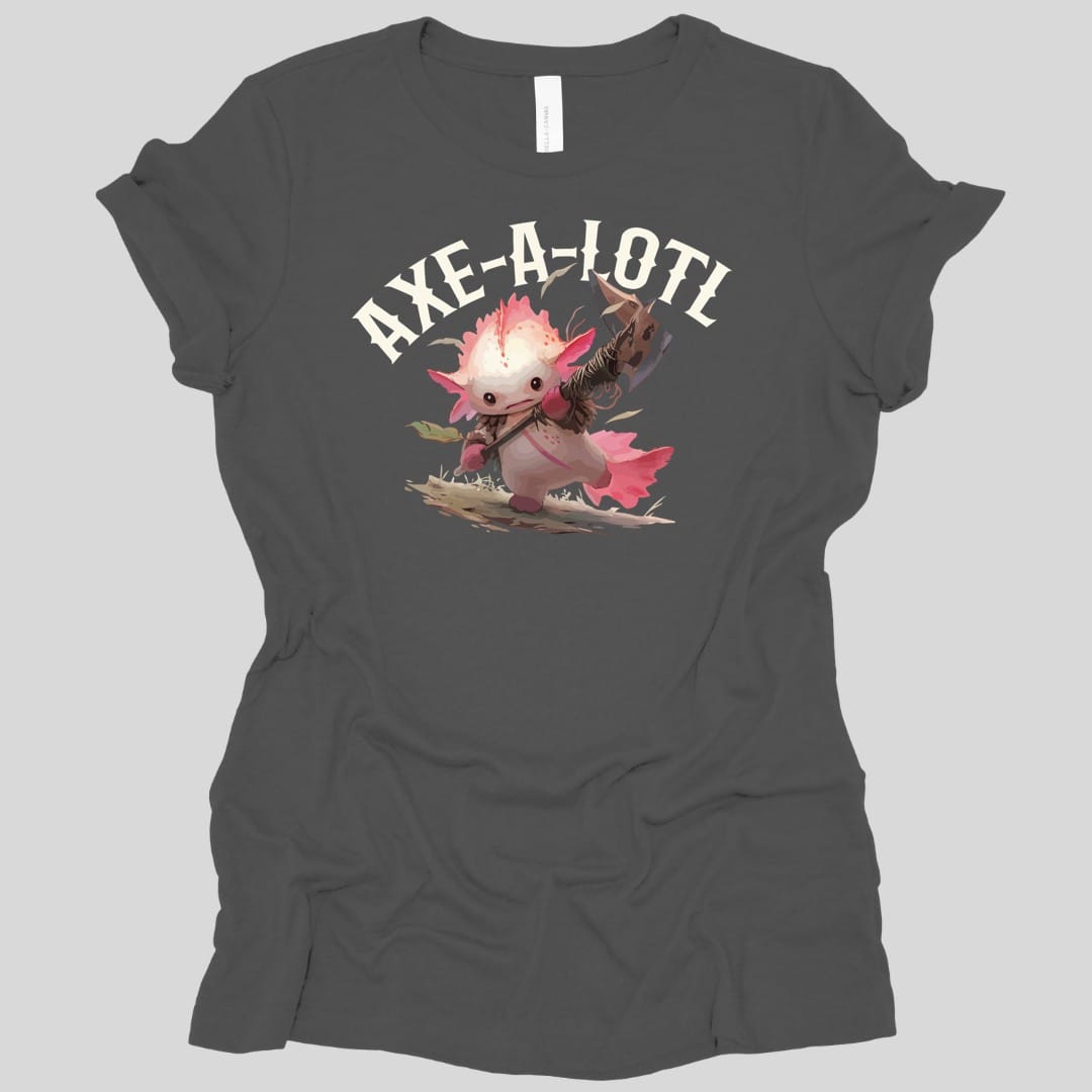 Axe-A-Lotl Funny Axolotl D&D Women's T-shirt