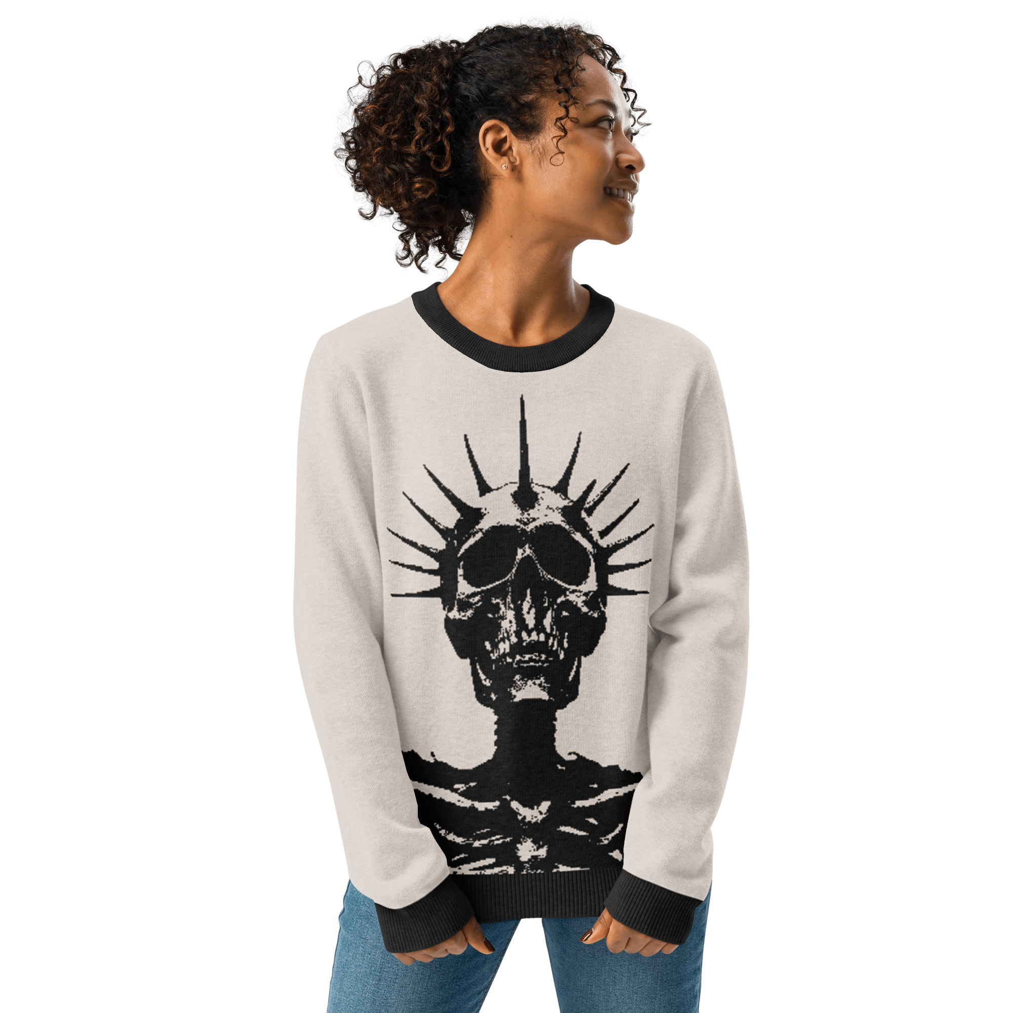 Corpse King Knit Crew Neck Sweater