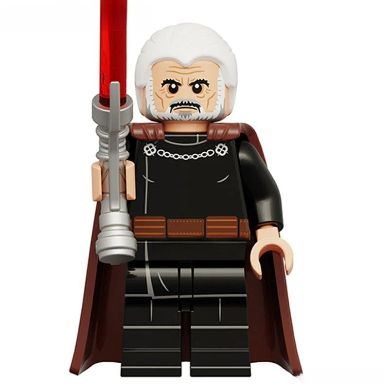 Count Dooku (Film Version) Lego Minifigures New Custom Toys 3