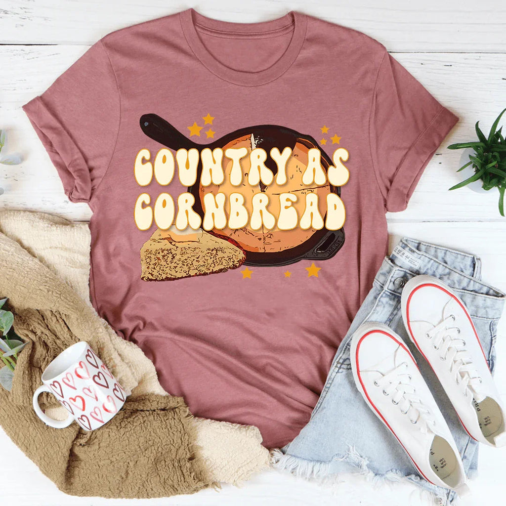 Country As Cornbread Tee