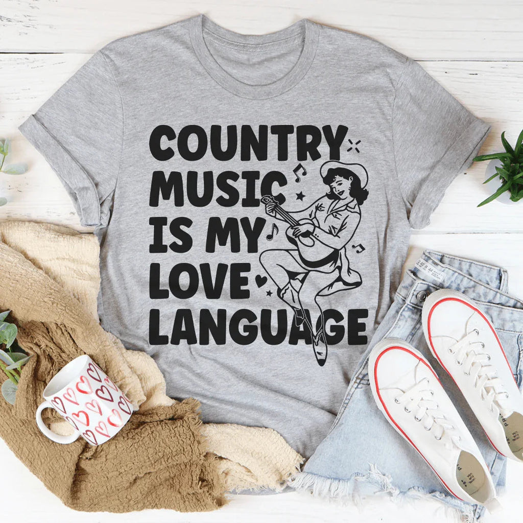 Country Music Is my Love Language Tee