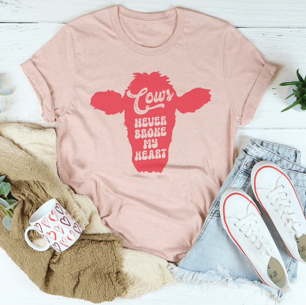Cows Never broke My Heart Tee