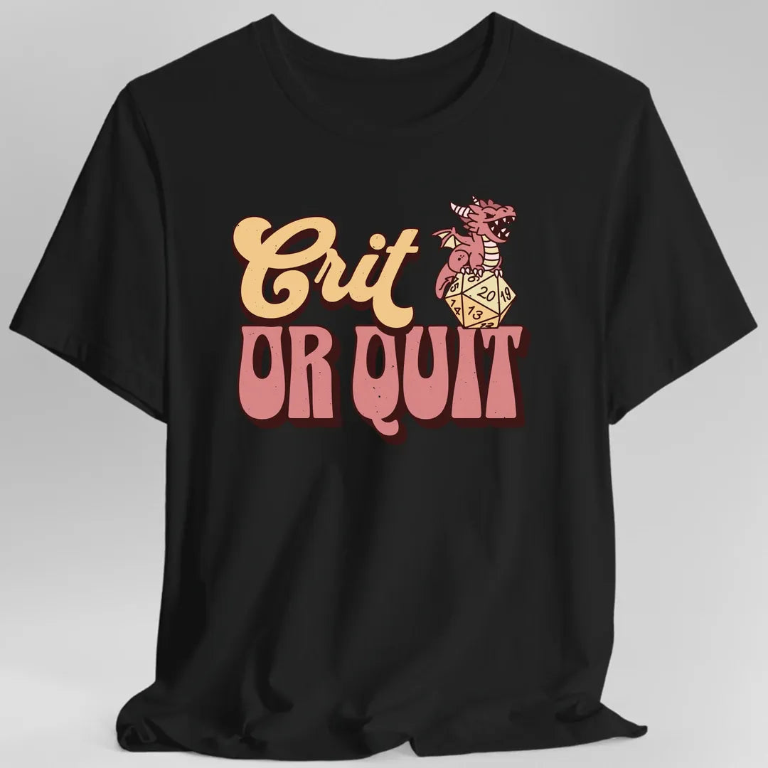 Crit or Quit Kawaii T-Shirt