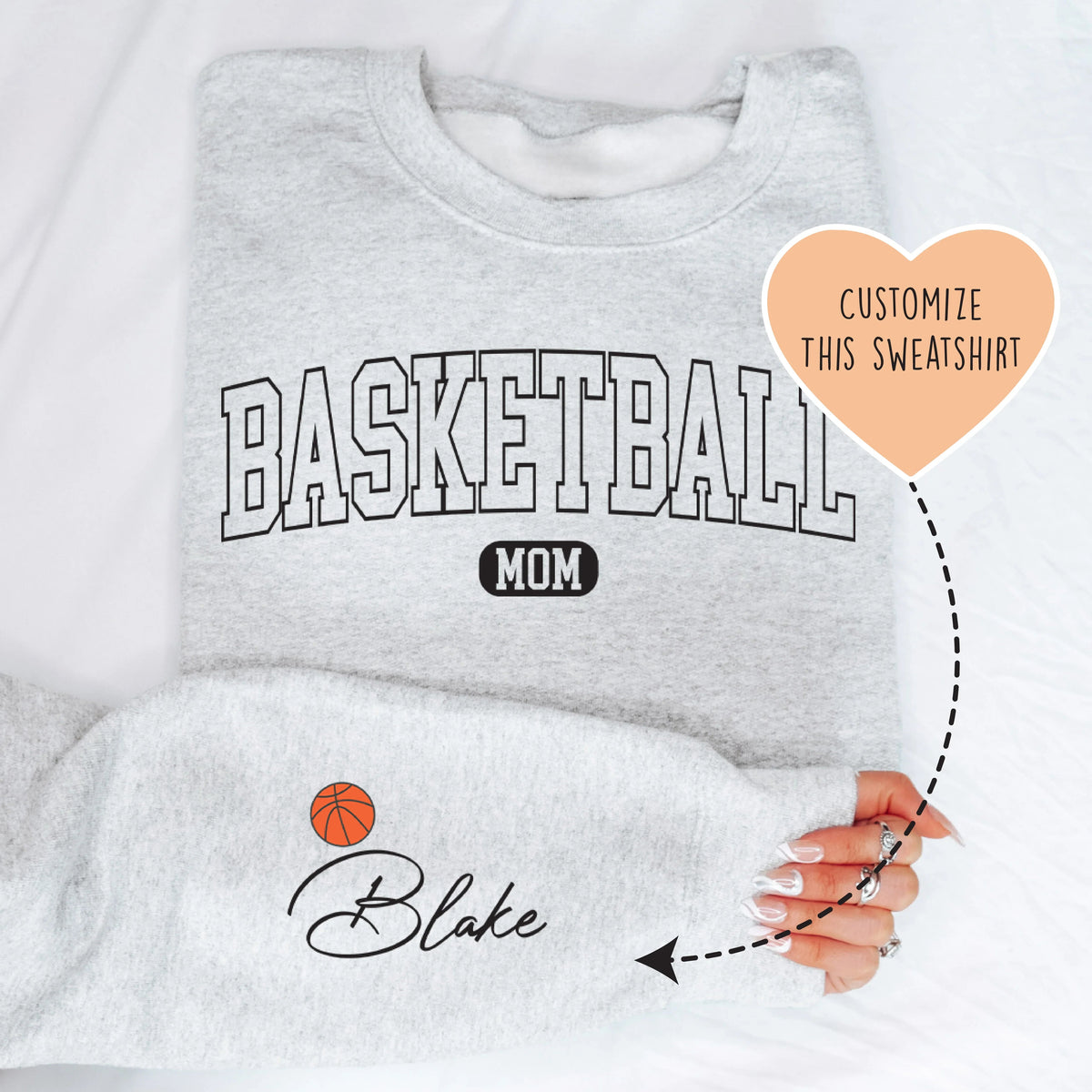Custom Basketball Mom Sweatshirt