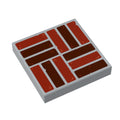 Mason Brick Flooring / Wallpaper 2x2 Tile  - B3 Customs