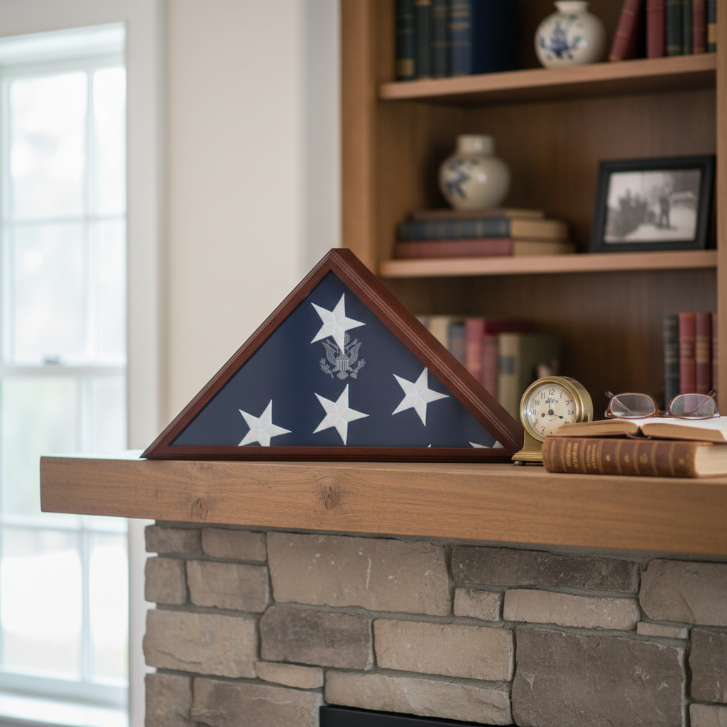 American Laser Engraved Flag Case - Size 3'x5'