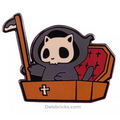 Cute Grim reaper Kitty Cat Enamel Pins small, durable, high quality accessories