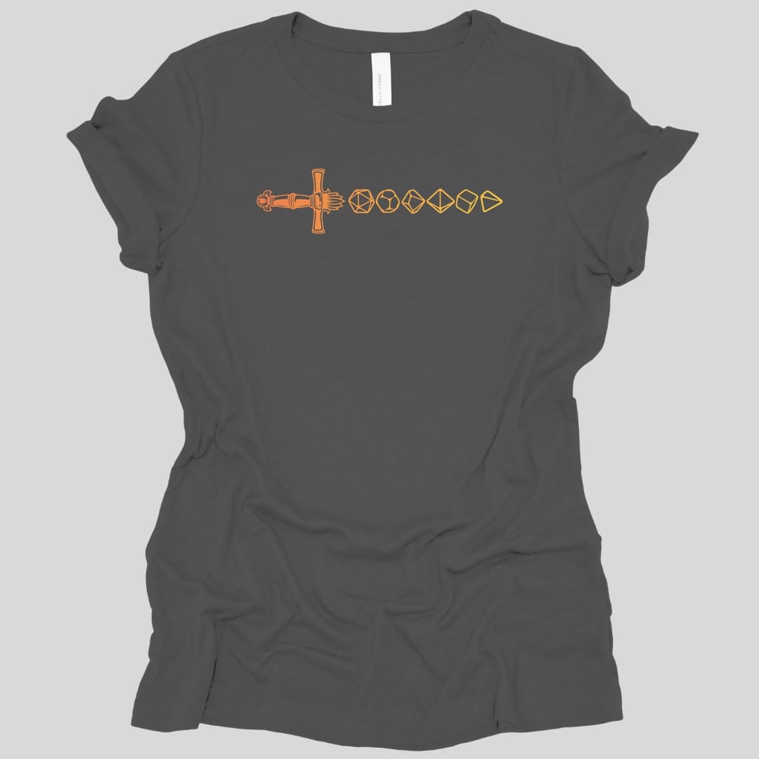 D&D Dice Sword Women's T-shirt