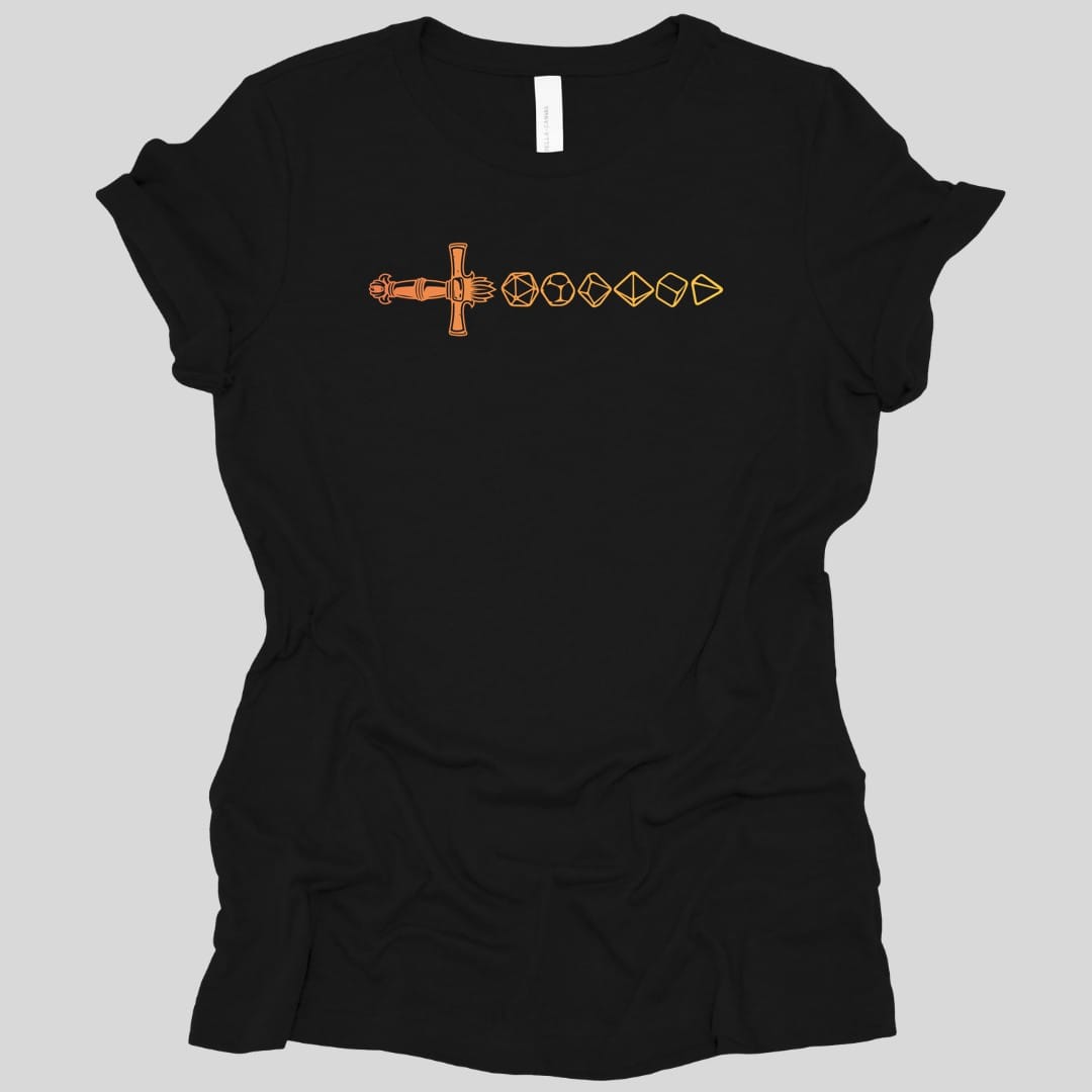 D&D Dice Sword Women's T-shirt