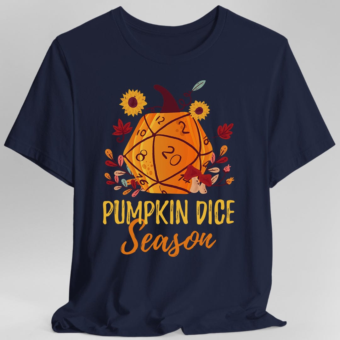 D&D Fall D20 Pumpkin Dice Season T-Shirt