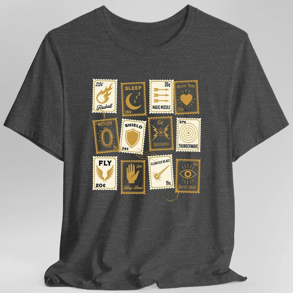 D&D Spells Stamps T-Shirt