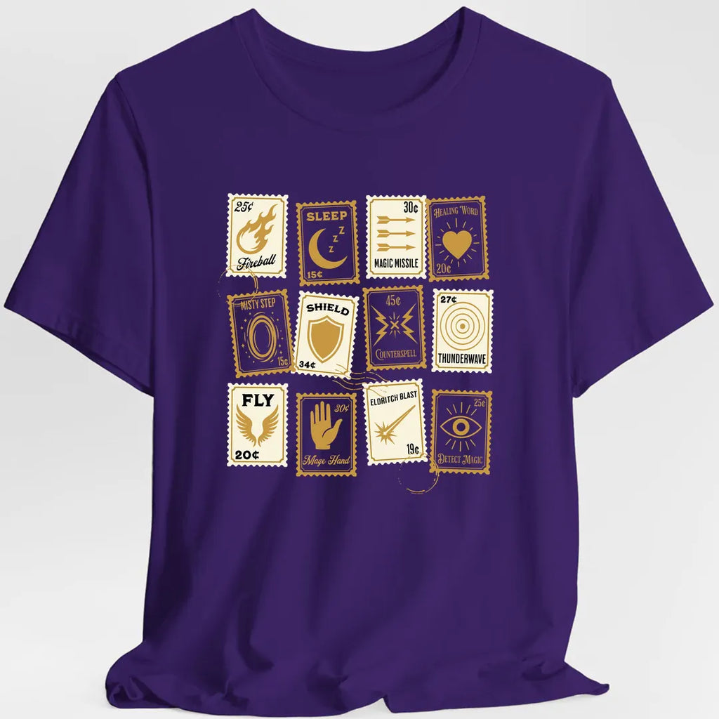 D&D Spells Stamps T-Shirt