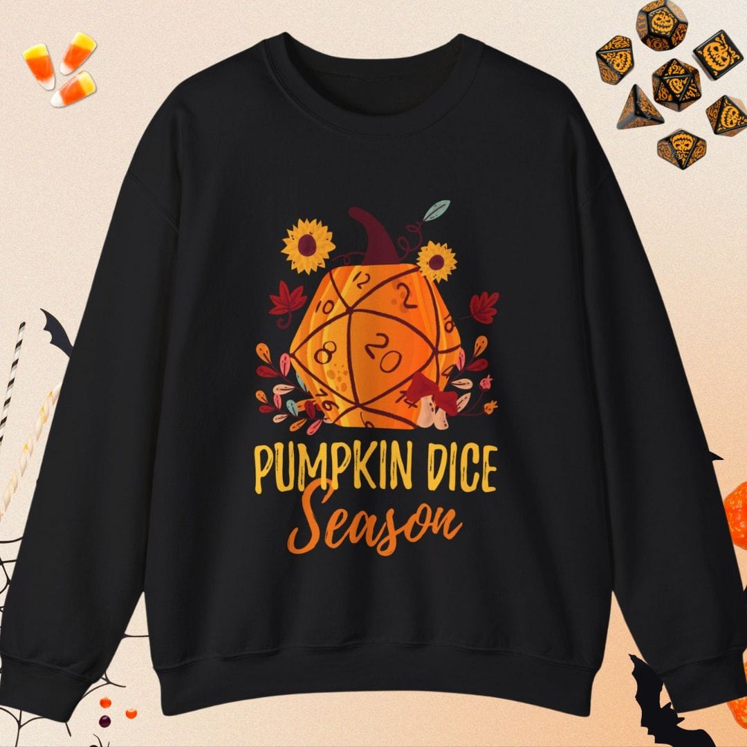 D&D Sweatshirt Pumpkin Dice Season