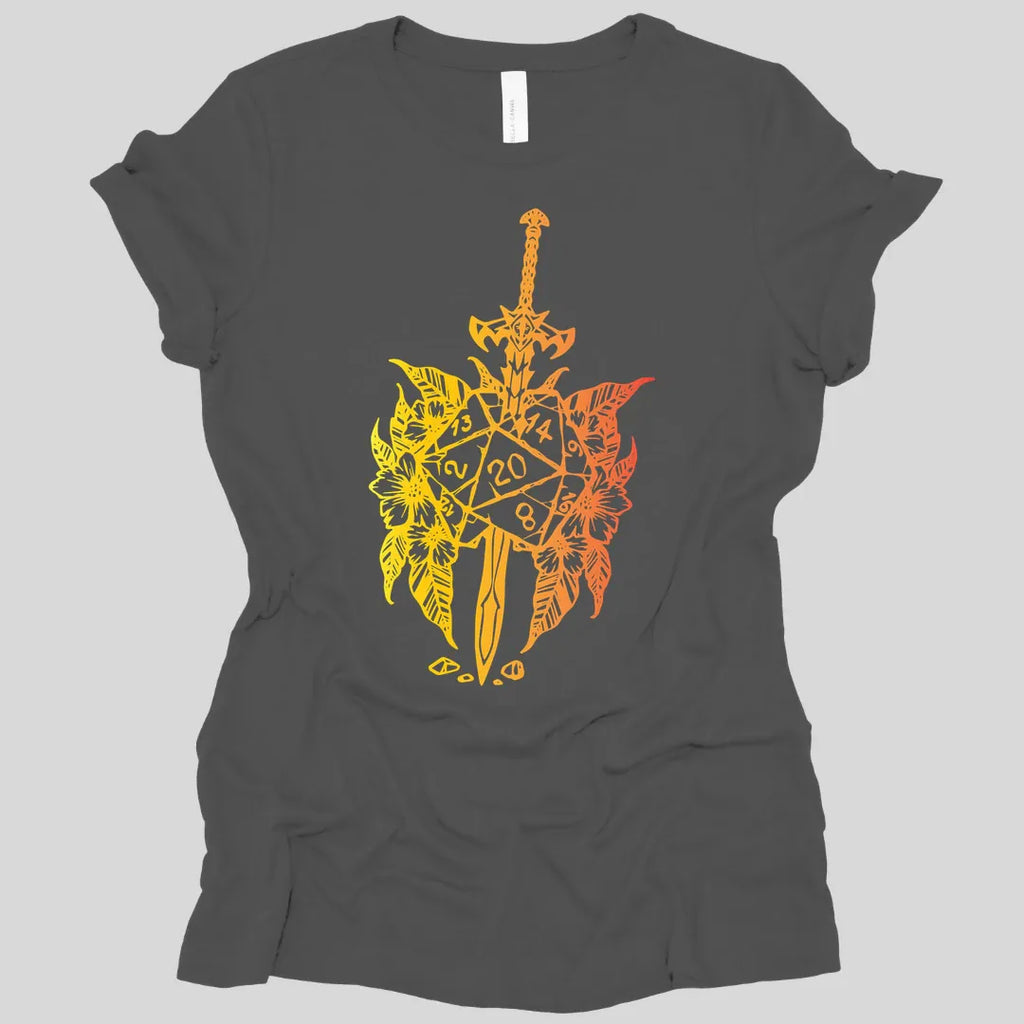 D&D Sword D20 Women's T-shirt