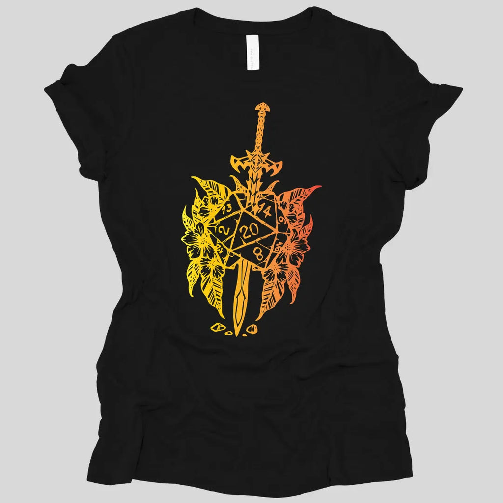 D&D Sword D20 Women's T-shirt