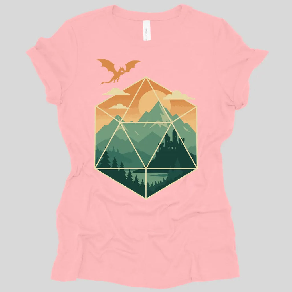 D20 Mountain Landscape Women's T-shirt