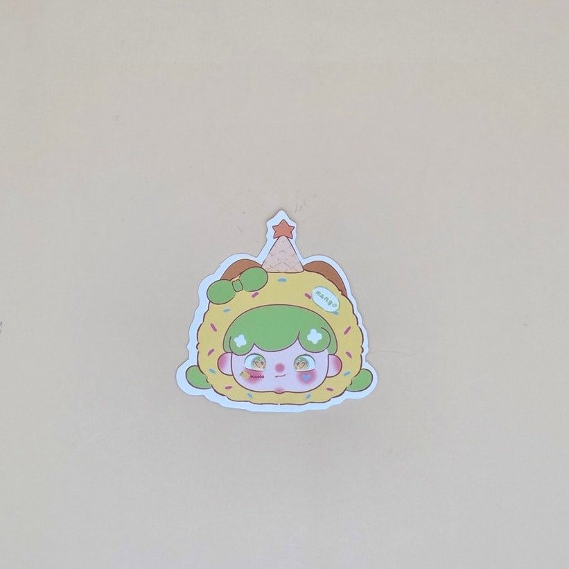 Billie's Animal Dessert Shop - Card Confirmed Kitty Mango Cone