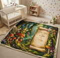 Personalized Enchanted Forest Throw Blanket | Once Upon a Time Custom Name | Magical Fairytale Gift