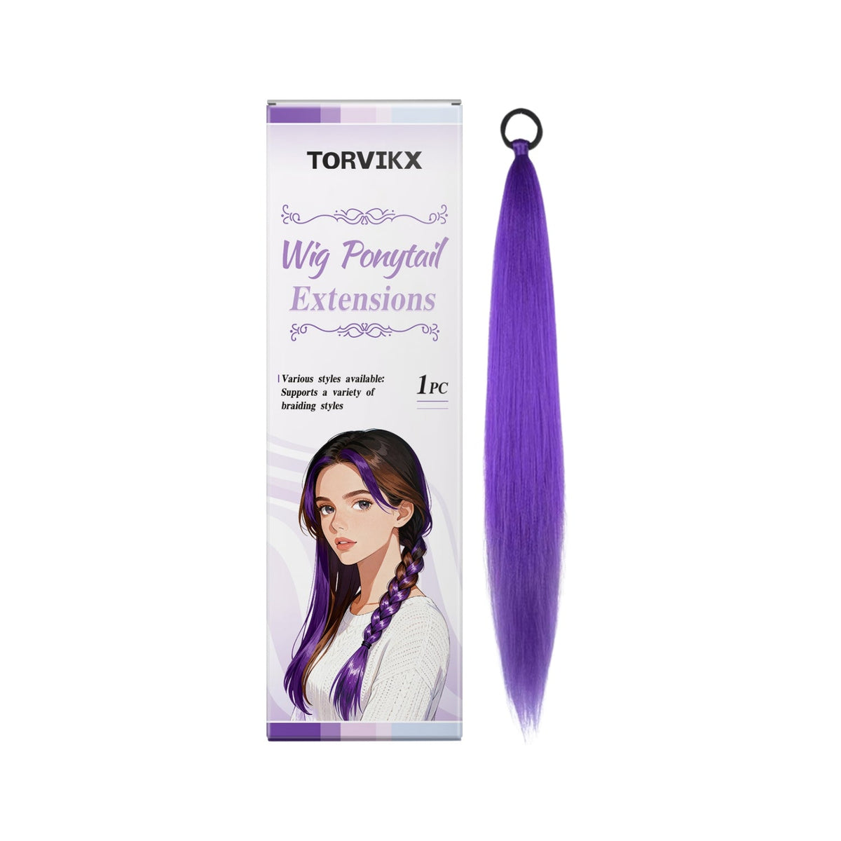 Wig Ponytail Braid