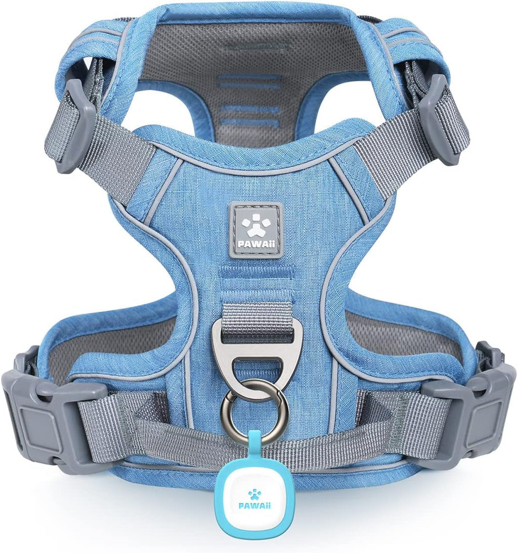 No-Pull Reflective Dog Harness with ID Tag