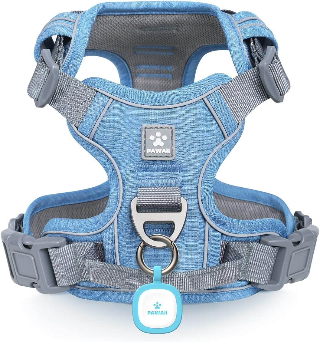 No-Pull Reflective Dog Harness with ID Tag