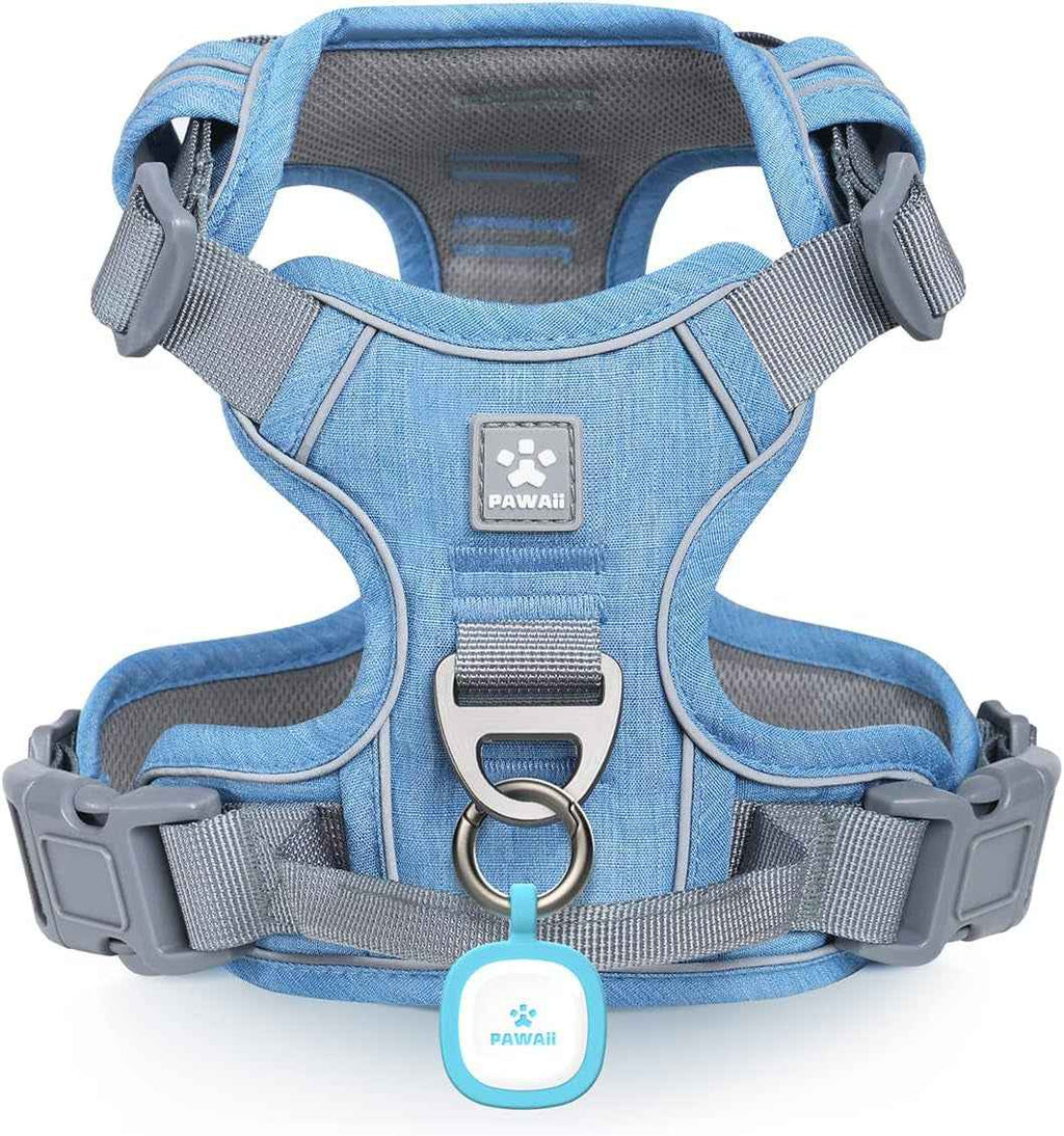 No-Pull Reflective Dog Harness with ID Tag