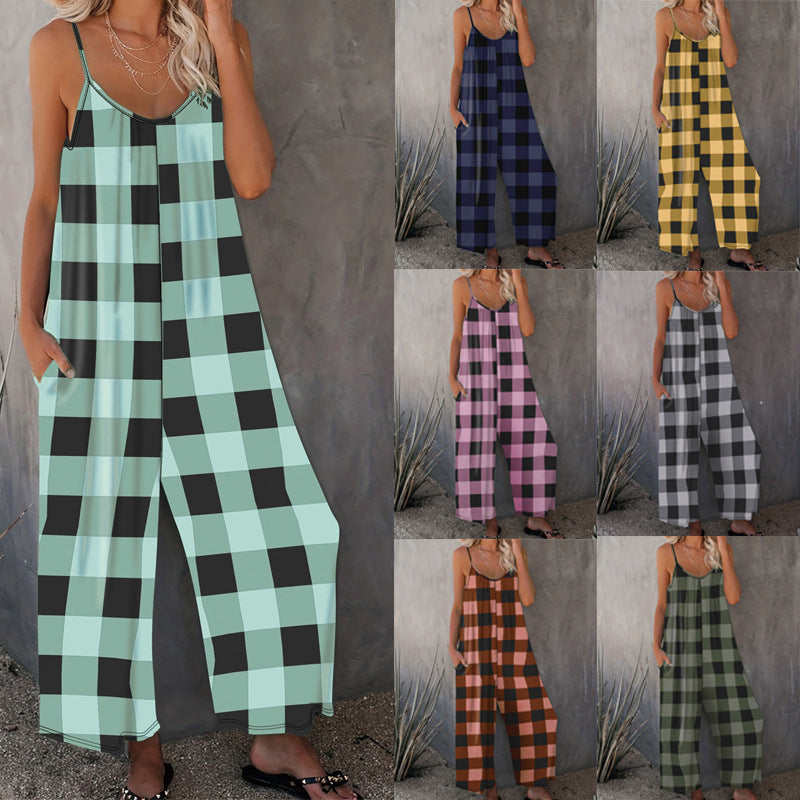 Slip-in Casual Sling Jumpsuit Women