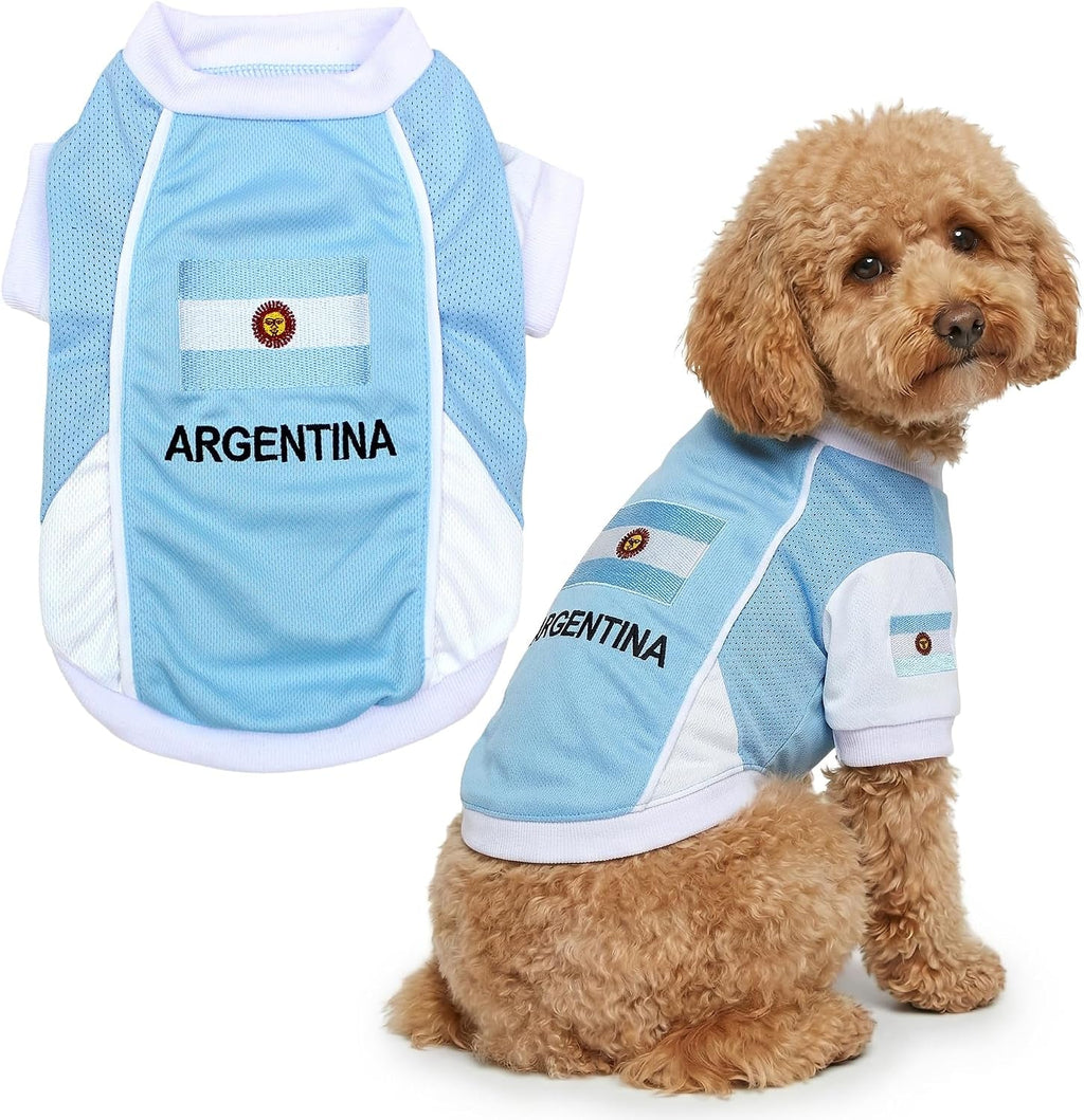 Parisian Pet Breathable Mesh Soccer Jersey for Dogs, XS–5XL